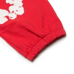 Denim Tears The Cotton Wreath Red Sweatpants< Bottoms|Matching Sets