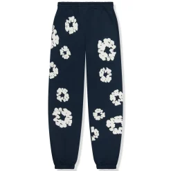 Denim Tears The Cotton Wreath Navy Sweatpants< Bottoms|Matching Sets
