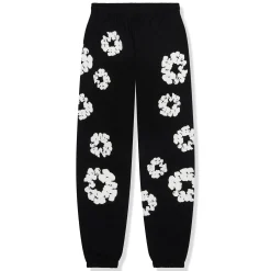 Denim Tears The Cotton Wreath Black Sweatpants< Bottoms|Matching Sets
