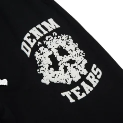 Denim Tears University Black Sweatpants< Bottoms|Sweatpants
