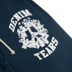 Denim Tears University Navy Sweatpants< Bottoms|Sweatpants