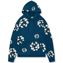 Denim Tears x CPFM Cactus Tears Wreath Navy Hoodie< Sweatshirts & Hoodies