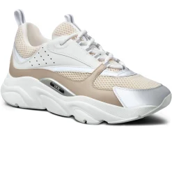 Dior B22 Beige White Calfskin Trainer< Designer Trainers