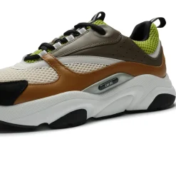 Dior B22 Brown Lime Green Trainer< Designer Trainers