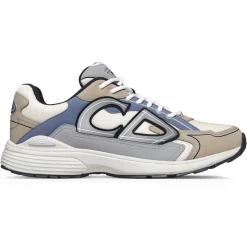Dior B30 Cream Beige Blue Grey Trainer< Designer Trainers