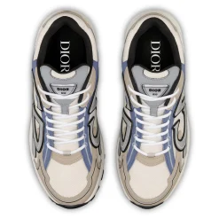 Dior B30 Cream Beige Blue Grey Trainer< Designer Trainers