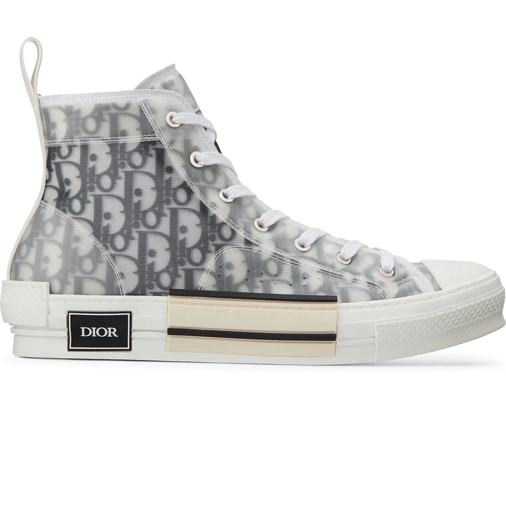 Dior B23 Oblique High White Sneaker< White Trainers|Designer Trainers