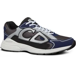 Dior B30 Mesh Black Blue Grey Trainer< Designer Trainers