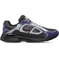 Dior B30 Mesh Blue Black Grey Trainer< Black Trainers|Designer Trainers