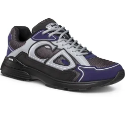 Dior B30 Mesh Blue Black Grey Trainer< Black Trainers|Designer Trainers
