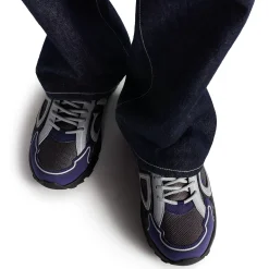 Dior B30 Mesh Blue Black Grey Trainer< Black Trainers|Designer Trainers