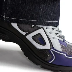 Dior B30 Mesh Blue Black Grey Trainer< Black Trainers|Designer Trainers