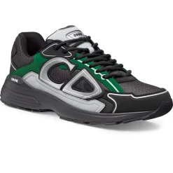 Dior B30 Mesh Deep Grey Green Black Trainer< Designer Trainers