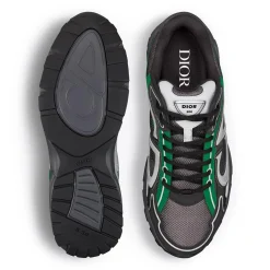 Dior B30 Mesh Deep Grey Green Black Trainer< Designer Trainers