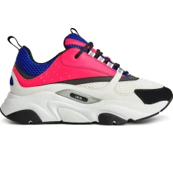 Dior B22 Neon Pink Purple Trainer< Designer Trainers