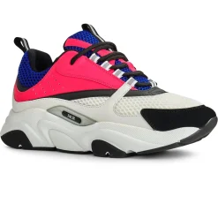 Dior B22 Neon Pink Purple Trainer< Designer Trainers