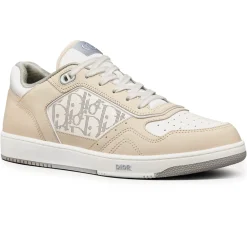 Dior B27 Oblique Galaxy Beige White Low Top Sneaker< Designer Trainers
