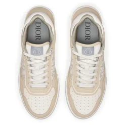 Dior B27 Oblique Galaxy Beige White Low Top Sneaker< Designer Trainers