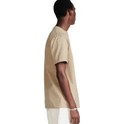 Dior CD Icon Relaxed Fit Cotton Beige T Shirt< T-shirts