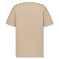 Dior CD Icon Relaxed Fit Cotton Beige T Shirt< T-shirts