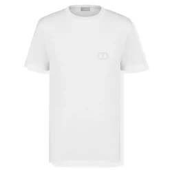 Dior CD Icon White T Shirt< T-shirts