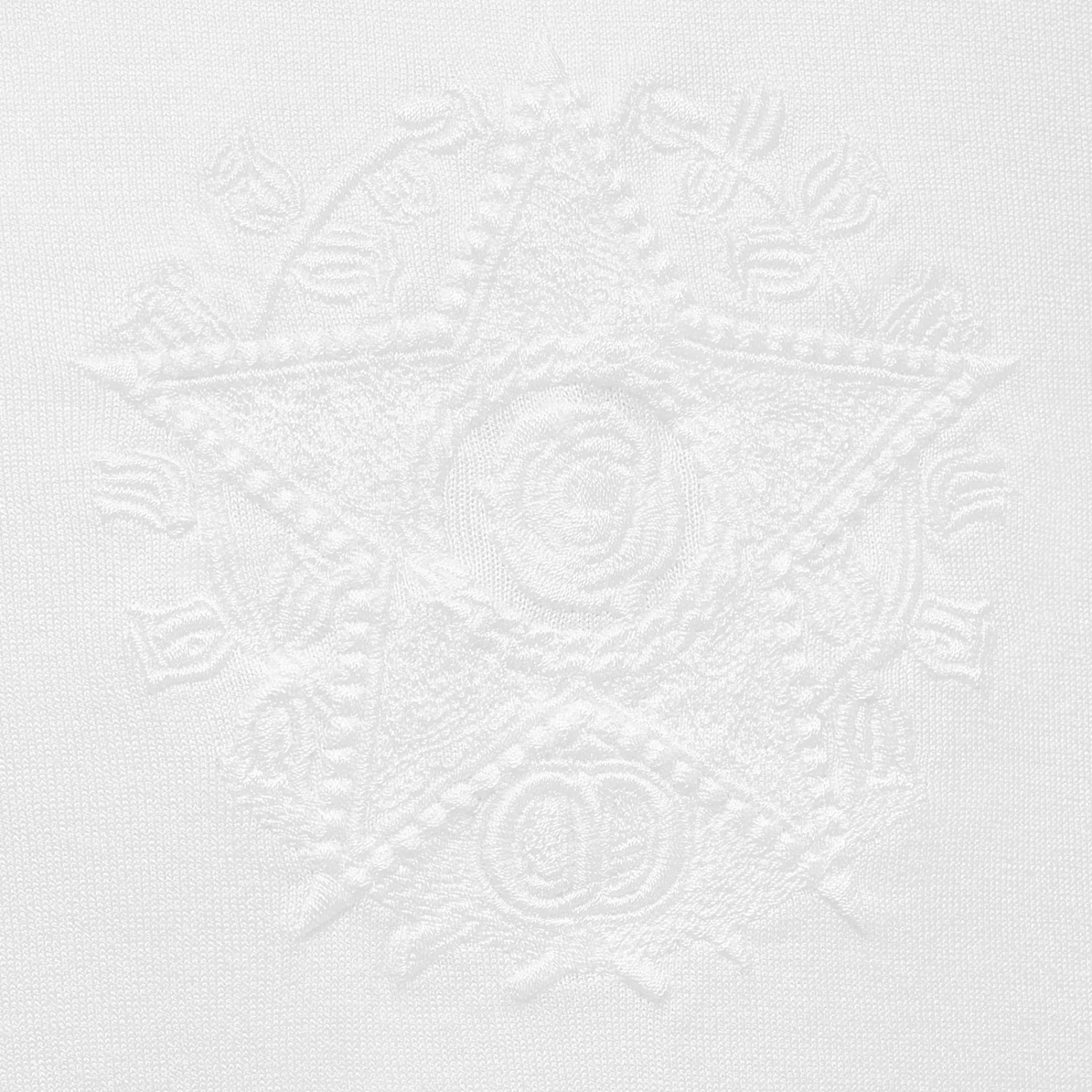 Dior CD Étoile Embroidered Oversized White T Shirt< T-shirts