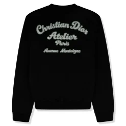 Dior 'Christian Atelier' Black Sweatshirt< Sweatshirts & Hoodies