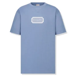 Dior 'Christian Couture' Relaxed Fit Blue T Shirt< T-shirts