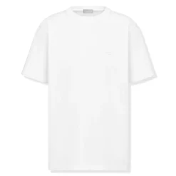 Dior 'Christian Couture' Chest Logo Relaxed Fit T Shirt White< T-shirts