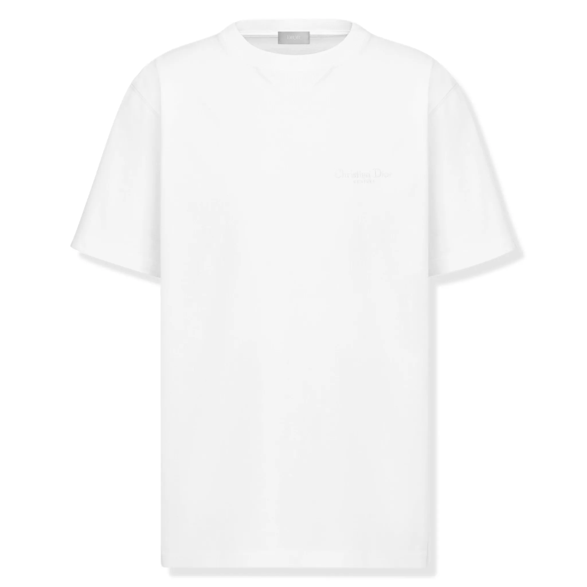 Dior 'Christian Couture' Chest Logo Relaxed Fit T Shirt White< T-shirts
