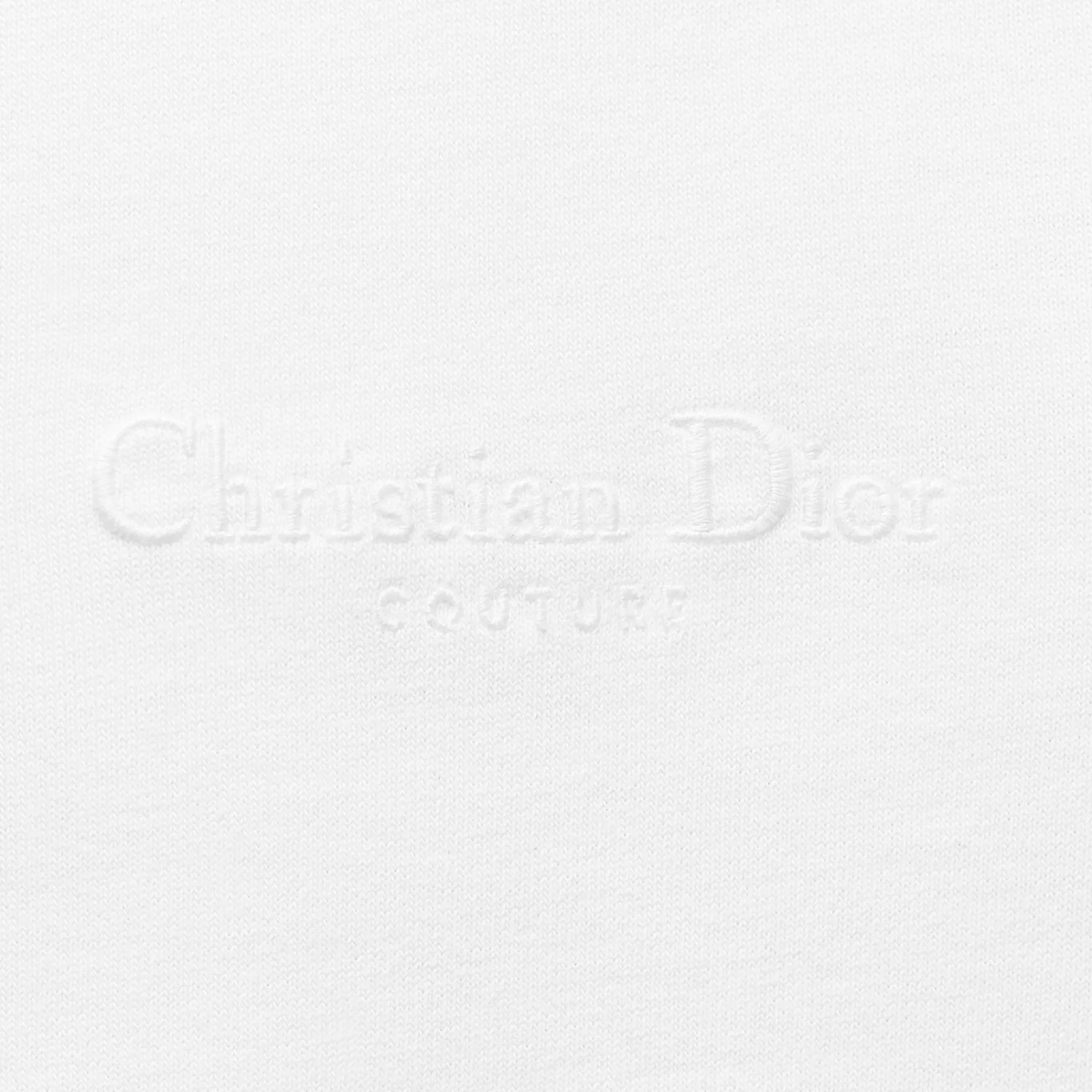 Dior 'Christian Couture' Chest Logo Relaxed Fit T Shirt White< T-shirts