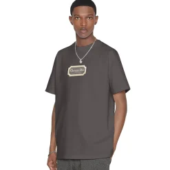 Dior Couture Relaxed Fit Cotton Charcoal T Shirt< T-shirts