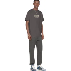 Dior Couture Relaxed Fit Cotton Charcoal T Shirt< T-shirts