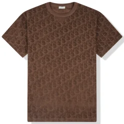 Dior Oblique Towelling Brown T Shirt< T-shirts