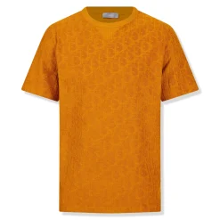 Dior Oblique Towelling Orange T Shirt< T-shirts