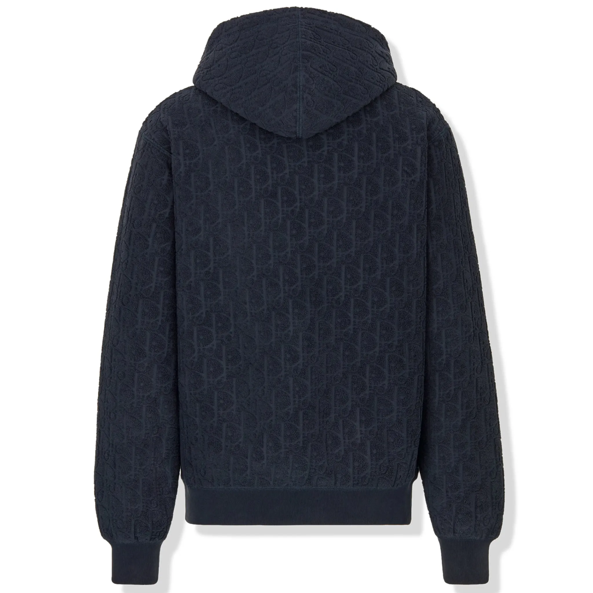 Dior Oblique Towelling Terry Navy Hoodie< Sweatshirts & Hoodies
