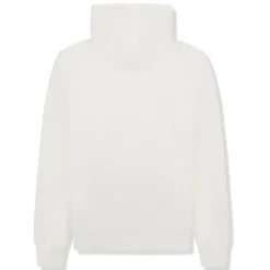 Dior Printed Relaxed Fit Cotton White Hoodie< Sweatshirts & Hoodies