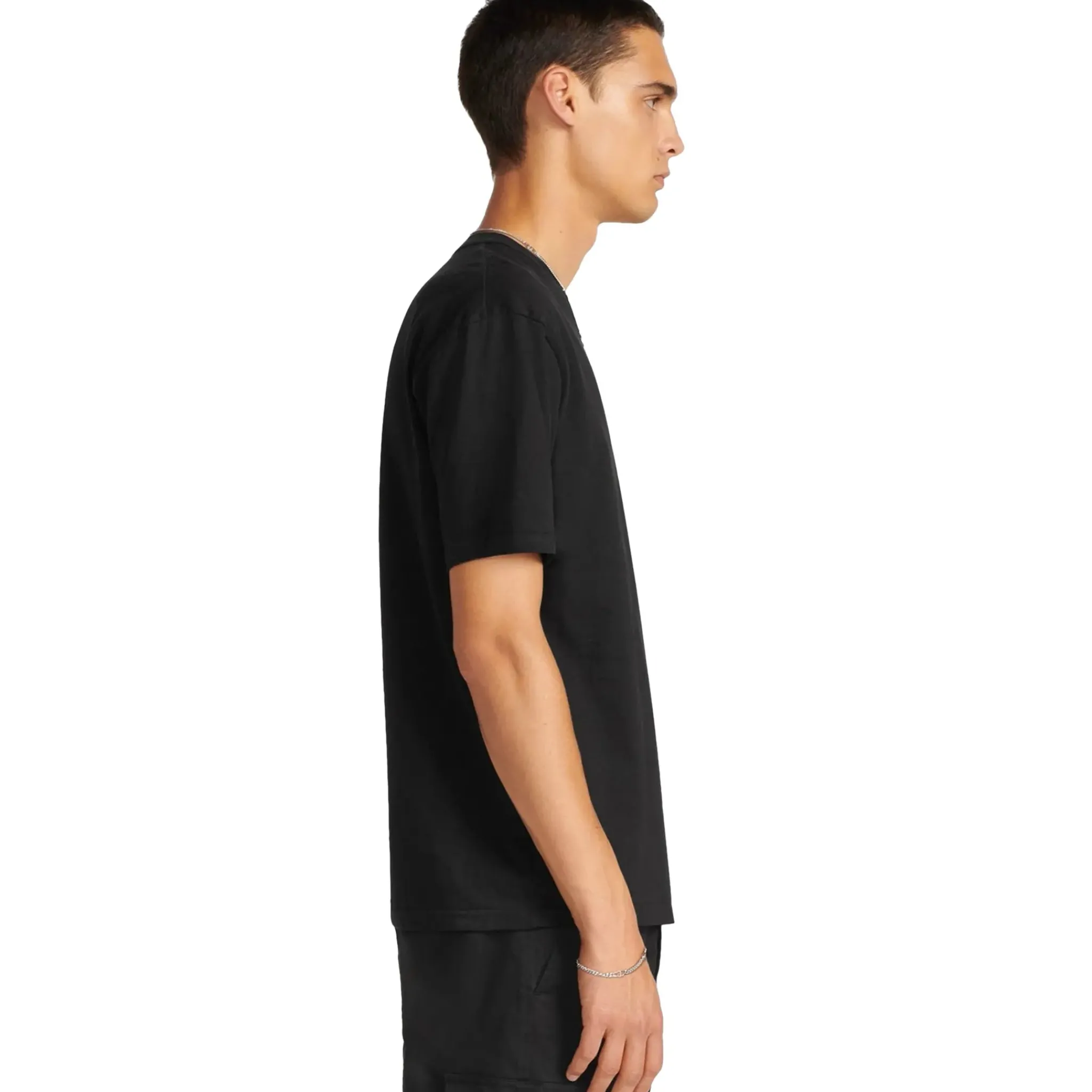 Dior Printed Relaxed Fit Cotton Black T Shirt< T-shirts