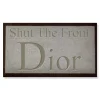 Dior Shut The Front Doormat Light Brown 70x40cm< Rugs & Mats|Designer Home Accessories