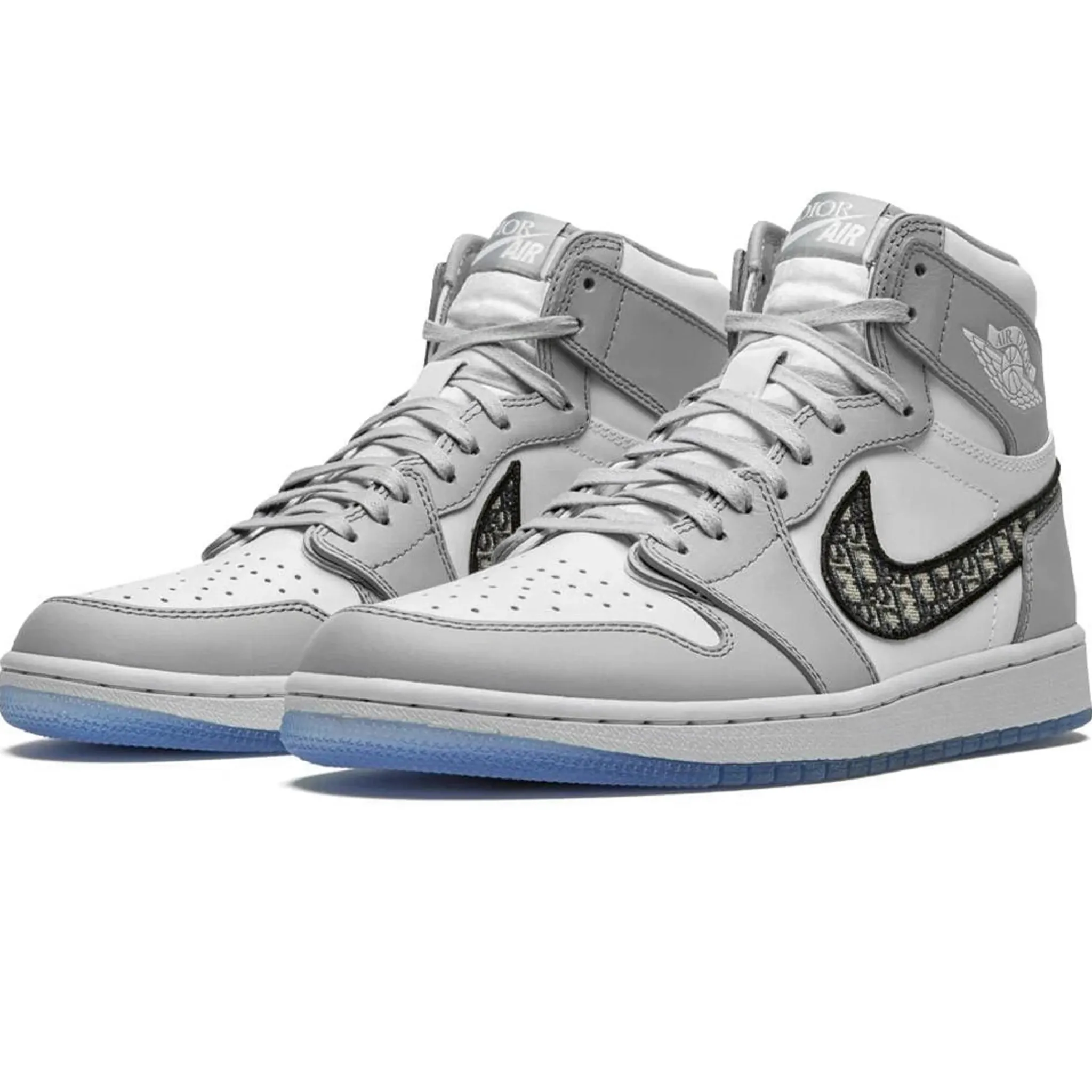 Dior x Air Jordan 1 High OG Grey Sneaker< Designer Trainers