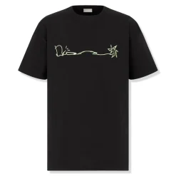 Dior x Cactus Jack Oversized Black T Shirt< T-shirts