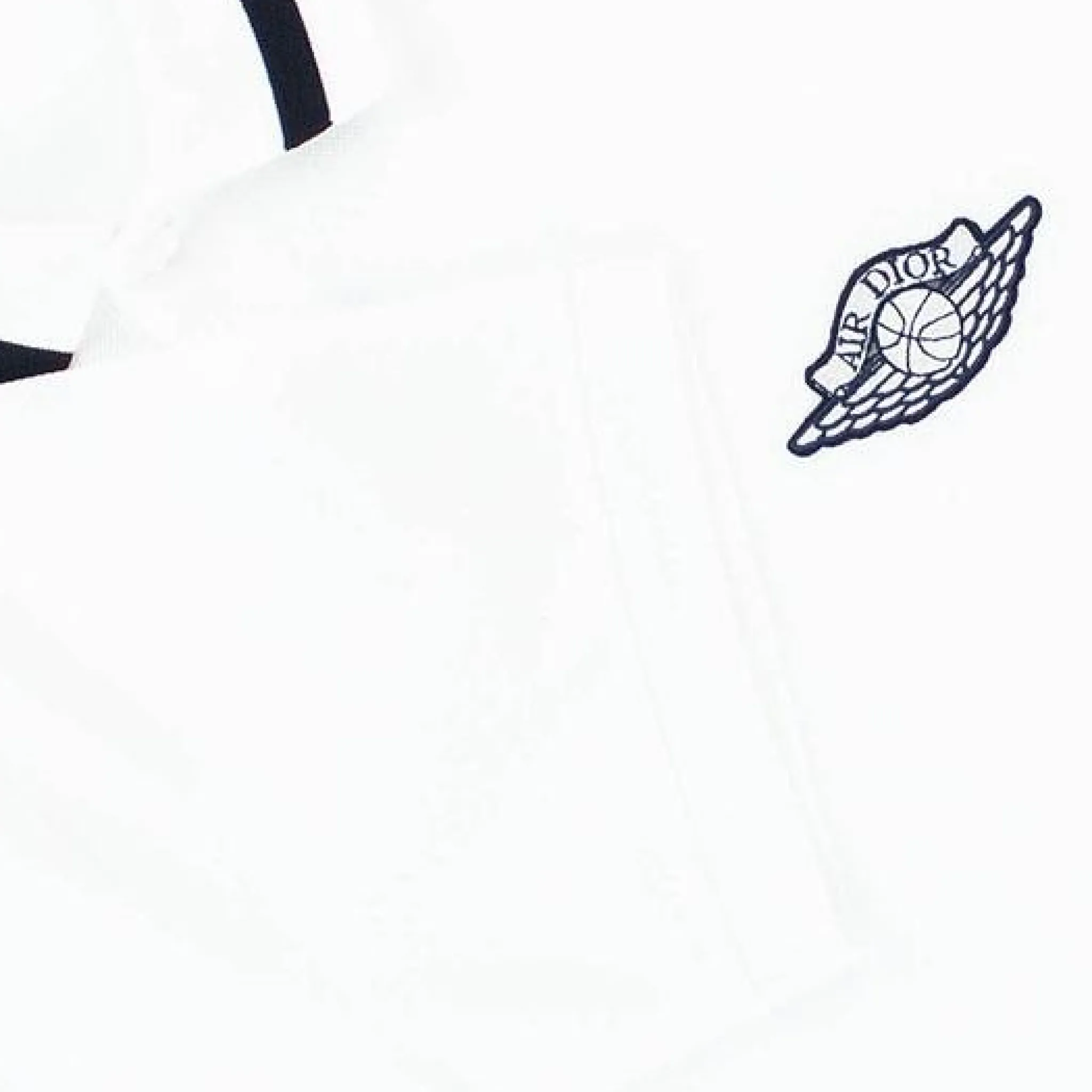 Dior x Air Jordan Dior x Jordan Logo Polo Shirt White< Polo Shirts