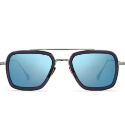 Dita Eyewear 7806 Flight 006 Silver Blue Sunglasses< Sunglasses