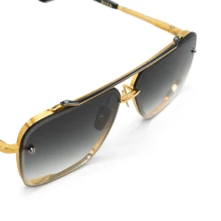 Dita Eyewear DTS121 Mach Six Yellow Gold/Black Sunglasses< Sunglasses