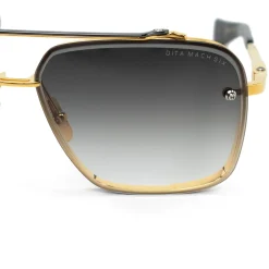 Dita Eyewear DTS121 Mach Six Yellow Gold/Black Sunglasses< Sunglasses