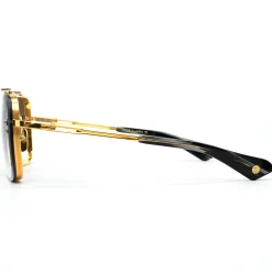 Dita Eyewear DTS121 Mach Six Yellow Gold/Black Sunglasses< Sunglasses
