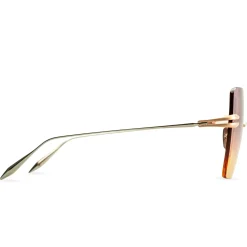 Dita Eyewear Embra Brushed Rose Gold Silver Sunglasses< Sunglasses