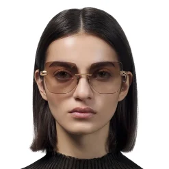 Dita Eyewear Embra Brushed Rose Gold Silver Sunglasses< Sunglasses