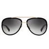 Dita Eyewear Mach Two Black White Gold Sunglasses< Sunglasses