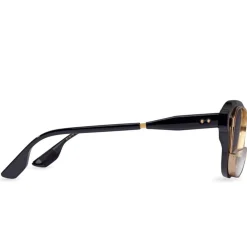 Dita Eyewear Varkatope DTS707 Limited Edition Black Yellow Gold Sunglasses< Sunglasses